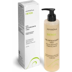 Pharmalife Research Aspersina Detox Gel Detergente Viso Гель очищающий балансирующий для комбинированной и жирной кожи с муцином улитки, миндальной кислотой и фруктовыми экстрактами