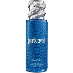 Парфюмированная дымка для волос и тела Just Cavalli Vibrant Aqua, 250 мл