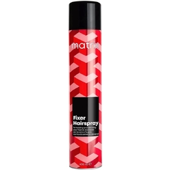Matrix Fixer Hairspray Лак-спрей для подвижной фиксации укладки Fixer Hairspray/Фиксер марки Matrix, 400 мл