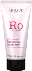 Скраб для лица с розовой водой для всех типов кожи Ro a L’eau de rose / Rituel Visage / Gentle Exfoliating Gel, 150 мл