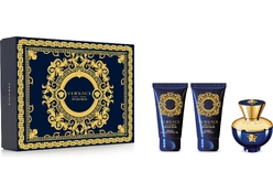 Набор парфюмерно-косметический Versace Pour Femme Dylan Blue (Парфюмерная вода, 50 мл + Гель для ванны и душа, 50 мл + Лосьон для тела, 50 мл)