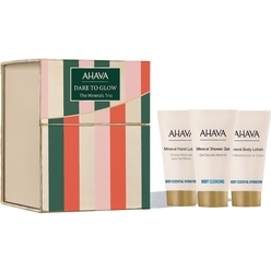Набор косметический (Минеральный крем для рук Mineral Hand Cream,40мл+Минеральный лосьон для тела Mineral Body Lotion,40мл+Минеральный гель для душа Mineral Shower Gel,40мл)