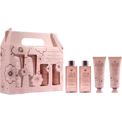 Косметический набор Orange Blossom & Vanilla (Гель для душа Body Wash 100мл+Крем для тела Body Cream 50мл+Крем для рук и ногтей Hand & Nail Cream 50мл+Пена для ванны Bath Soak 100мл)