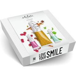 Набор (Зубная паста Ohlalá Dentifrice Cannelle Menthe Toothpaste, 75 мл + Зубная паста Ohlalá Dentifrice Menthe Fraiche Toothpaste, 15 мл + Зубная паста Ohlalá Dentifrice Framboise Menthe Toothpaste, 15 мл)