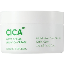 Увлажняющий крем для лица и сухих зон тела Green Derma Mild Cica Cream, 190 мл