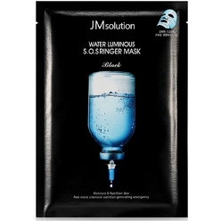 Увлажняющая питательная тканевая маска для лица Water Luminous S.O.S Ringer Mask Black, 35 мл