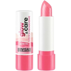 Бальзам для губ Luxvisage Glow & Care блеск и увлажнение, 3.9 г