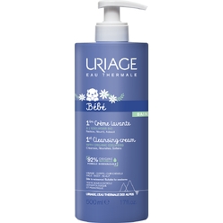 Первый очищающий пенящийся крем (Bebe 1ere Crème Lavante) Uriage, 500 мл.