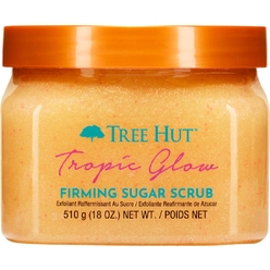 Сахарный скраб для тела с шиммером с ароматом миндаля и сандала Tropic Glow