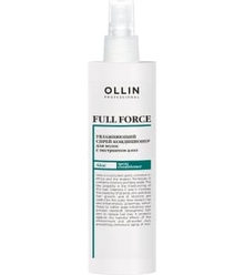 Ollin Full Force Увлажняющий спрей-кондиционер для волос с экстрактом алоэ, 200 мл