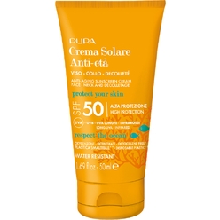 Антивозрастной солнцезащитный крем для лица, шеи и декольте SPF 50 Anti-Aging Sunscreen Cream, 50 мл