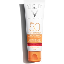 Антивозрастной уход Capital Ideal Soleil 3 в 1 с антиоксидантами SPF 50, 50 мл