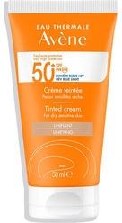 Крем солнцезащитный тонирующий Avene SPF50+ 50 мл