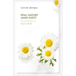 Успокаивающая тканевая маска для лица Real Nature Mask Sheet Chamomile, 23 мл