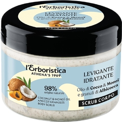 Скраб для тела с кокосовым маслом и монои, с абрикосовыми косточками L'Erboristica Body Scrub, 200 мл