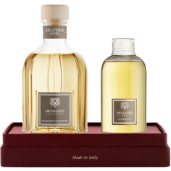 Набор Dr. Vranjes Firenze Leather Oud: Ароматизатор воздуха для дома, 250 мл + Ароматизатор воздуха для дома (сменный блок), 150 мл