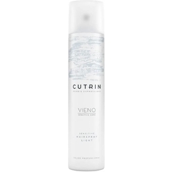 CUTRIN Лак для волос легкой фиксации без отдушки Vieno Fragrance-Free Hairspray Light, 300 мл