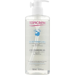 Очищающий гель 2 в 1 (детский) Topicrem, 500 мл