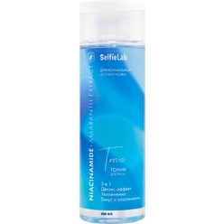 Тоник для лица линии "Niacinamide + Amaranth extract", товарный знак SelfieLab, флакон 200 мл