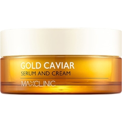 Gold Caviar Serum And Cream Сыворотка и Крем с экстрактом икры и частицами золота, 30+30 мл