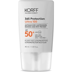 Солнцезащитный флюид для лица 365 Protection Ultra 100 Redness And Spot Prevent Ultraprotector Face Fluid Spf 50+, 40 мл