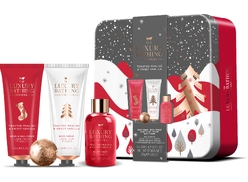 Косметический набор Toasted Praline & Sweet Vanilla (Гель для душа Body Wash, 50 мл + Крем для тела Body Cream, 50 мл + Соль для ванны Bath Fizzer, 25 г + Крем для рук и ногтей Hand & Nail Cream, 50 мл)