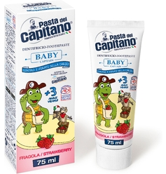 Зубная паста Pasta del Capitano детская BABY 3+ Strawberry, 75 мл
