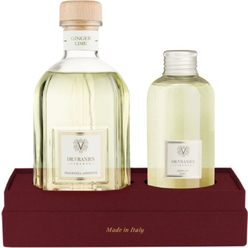 Набор Dr. Vranjes Firenze Ginger Lime: Ароматизатор воздуха для дома, 250 мл+Ароматизатор воздуха для дома (сменный блок), 150 мл