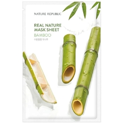 Увлажняющая тканевая маска для лица Real Nature Mask Sheet Bamboo, 23 мл