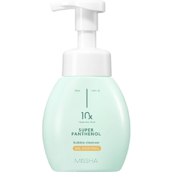 Нежная нормализующая пенка для умывания Missha Super Panthenol Bubble Cleanser Oil Control, 200 мл