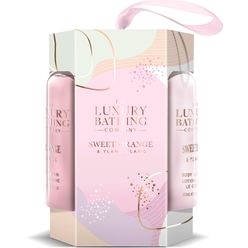 Косметический набор Sweet Orange & Ylang Ylang (Гель для душа Body Wash, 100 мл + Лосьон для тела Body Lotion, 100 мл + Мочалка Body Polisher)