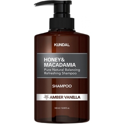 Шампунь KUNDAL HONEY & MACADAMIA NATURE SHAMPOO AMBER VANILLA, 500 мл