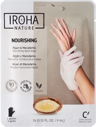 Питательная маска-перчатки для рук с маслом аргана и макадамии Nourishing/Argan & Macadamia Nourishing Hand Mask, 1 пара, 2 шт. по 9 мл