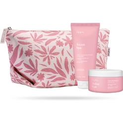Набор: Очищающий скраб для тела Asian Spa Cleansing Scrub, 250 мл и расслабляющее молочко для душа Asian Spa Relaxing Shower Milk, 300 мл