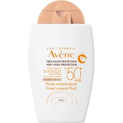 Солнцезащитный минеральный флюид для лица с тонирующим эффектом Mineral Fluid SPF 50+, 50 мл