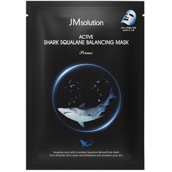 Балансирующая и питательная тканевая маска для лица Active Shark Squalane Balancing Mask Prime, 30 мл