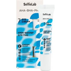 Крем-филлер для глаз, линия AHA-BHA-PHA, товарный знак SelfieLab, туба 15 г