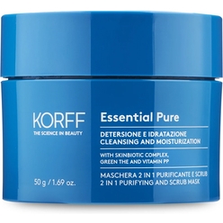 Очищающая и увлажняющая маска-скраб для лица 2-в-1 Essential Pure Cleansing And Moisturization 2 in 1 Purifying and Scrub Mask, 50 мл