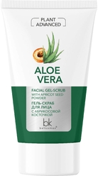 Гель-скраб для лица с абрикосовой косточкой Plant Advanced Aloe Vera, 120 г