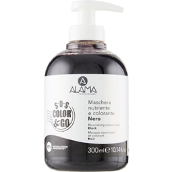 Питательная оттеночная маска для волос Nourishing Colour Mask, тон Чёрный (Black), 300 мл