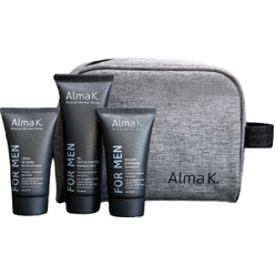 Набор Men Travel Kit (Питательный бальзам после бритья, 40 мл+Шампунь и гель для душа для мужчин, 75 мл+Восстанавливающий крем для бритья, 40 мл)