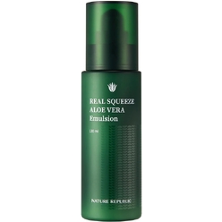 Увлажняющая эмульсия для упругости и гладкости кожи лица Real Squeeze Aloe Vera Emulsion, 130 мл