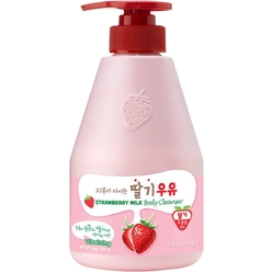 Гель для душа клубничный Kwailnara Strawberry Milk Body Cleanser, 560 мл