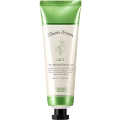 Крем с ароматом лилии для сухой кожи рук и ногтей Tenzero Flower Shower Hand & Nail Cream Lily, 50 мл