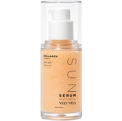 Увлажняющая солнцезащитная сыворотка для лица SPF50+ PA++++ Vely Vely Collagen Sun Serum, 30 мл