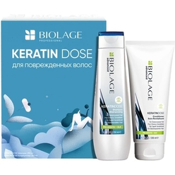 Косметический набор KeratinDose (Шампунь, 250 мл + Кондиционер, 200 мл)
