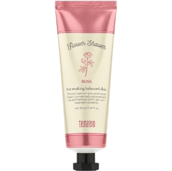 Крем с ароматом розы для сухой кожи рук и ногтей Tenzero Flower Shower Hand & Nail Cream Rose, 50 мл