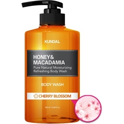 Гель для душа KUNDAL HONEY & MACADAMIA PURE BODY WASH CHERRY BLOSSOM, 500 мл