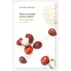 Питательная тканевая маска для лица Real Nature Mask Sheet Shea Butter, 23 мл