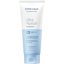 Пенка для умывания Missha Super Aqua Ultra Hyalron Cleansing Foam, 200 мл